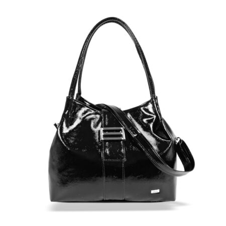 Zellia Női Válltáska Zvn24008 Fekete lakk