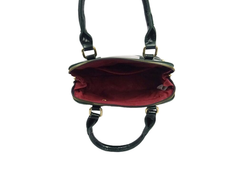 Sara Moda- Kézitáska- Kis méret- Szegecselt- SM2172- Fekete Lakk- - Image 4