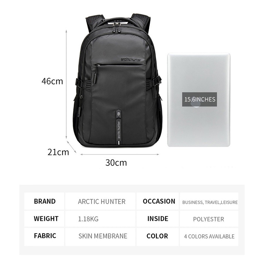 Arctic Hunter, AH-B00388-black, Hátizsák, Sporttáska - Image 10