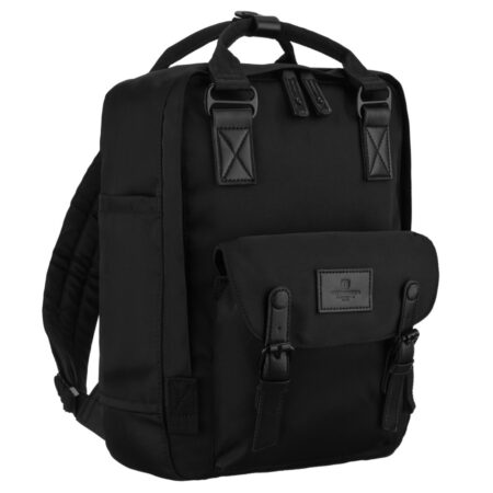 Peterson Női Hátizsák - PTN GAMMA BLACK- Fekete - 35 cm x 26 cm x 14 cm