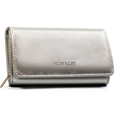 Cavaldi Női Pénztárca -F-PAL1C-BL-SILVER- Ezüst-