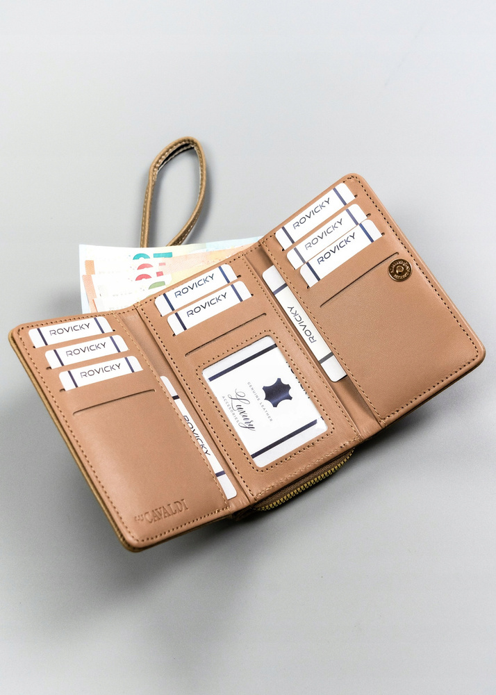 Cavaldi Női Pénztárca -2302-D8-8314 D.KHAKI- - Image 6