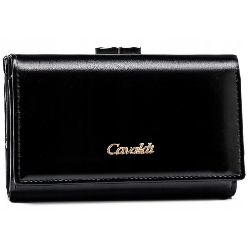 Cavaldi Női Pénztárca -PX23-20-BL-2342 BLACK- Fekete