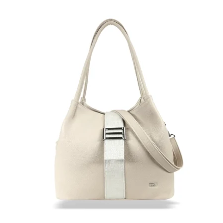 Zellia Női Válltáska Zvn24008 Beige-Világos Arany - Ch -