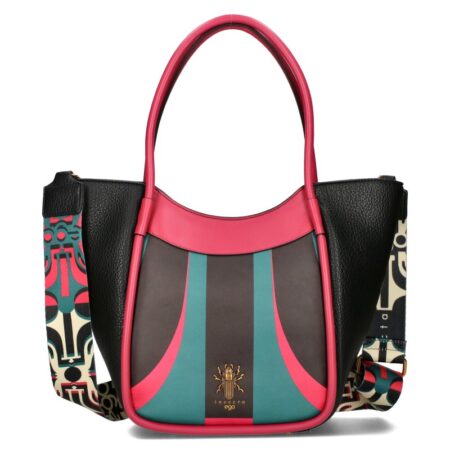 Ego Női Kézi- és Válltáska- ECR0002IN 24JZ EGO- Fekete- Pink