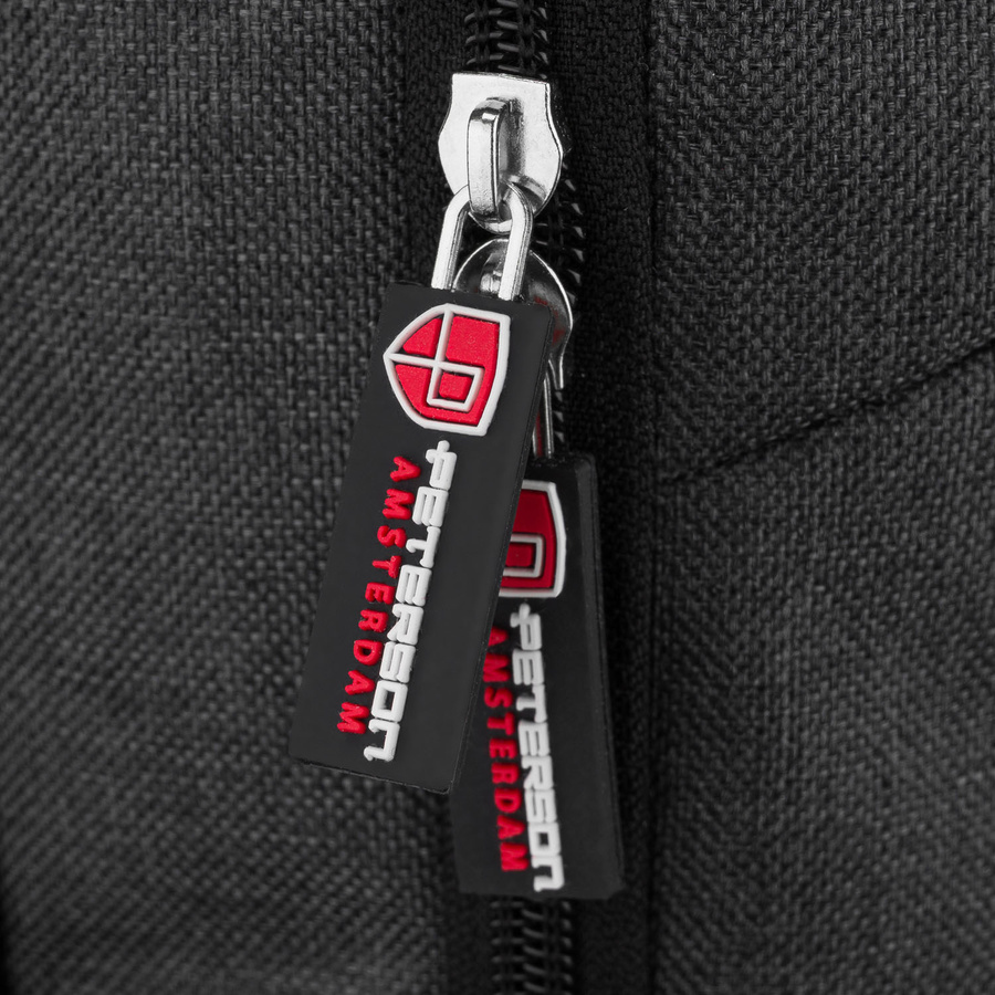 Peterson Utazó Hátizsák-PTN PLG-04-T BLACK+RED- Fekete Piros - Image 13