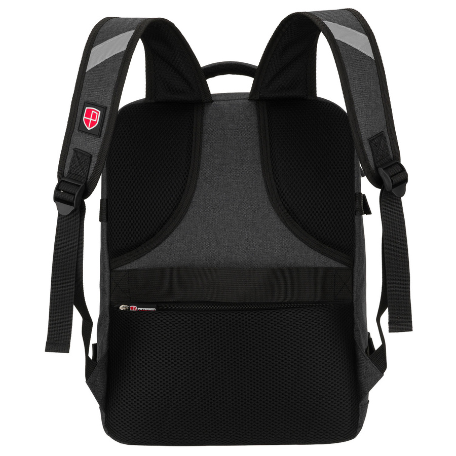 Peterson Utazó Hátizsák-PTN PLG-04-T BLACK+RED- Fekete Piros - Image 4