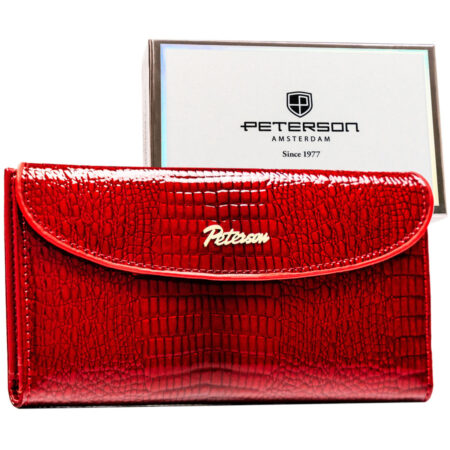 Peterson Női Pénztárca Echo PTN-POR-03-RS RED- Piros