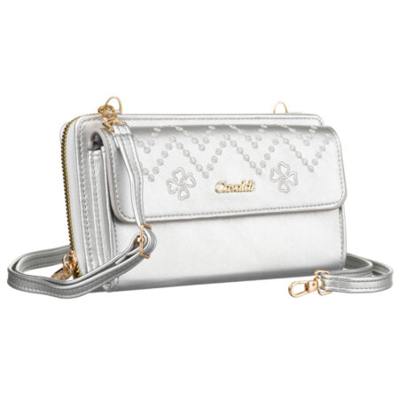 CAVALDI NŐI PÉNZTÁRCA OLDALTÁSKA -M-13-1293 SILVER- Ezüst