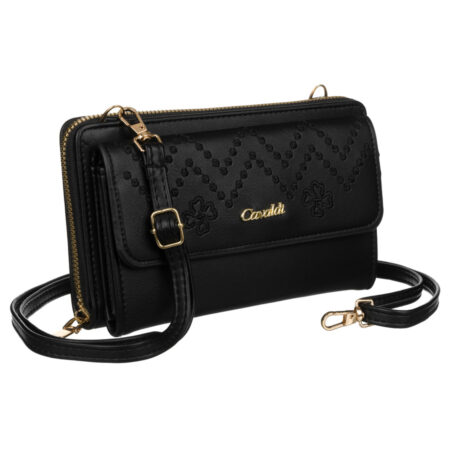 CAVALDI NŐI PÉNZTÁRCA OLDALTÁSKA -M-13-2268 BLACK- Fekete