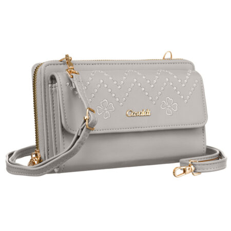 CAVALDI NŐI PÉNZTÁRCA OLDALTÁSKA -M-13-7997 GRAY- Szürke