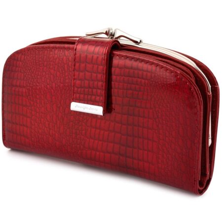 Jennifer Jones Női Bőr Pénztárca 5277-2 Piros Lakk -