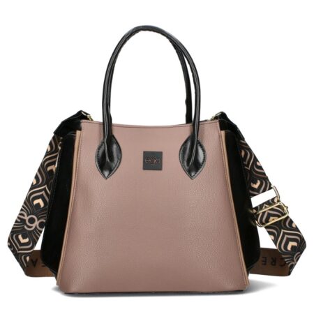 Ego Női Kézi- és Válltáska- EMG161BISCR - Taupe- Fekete