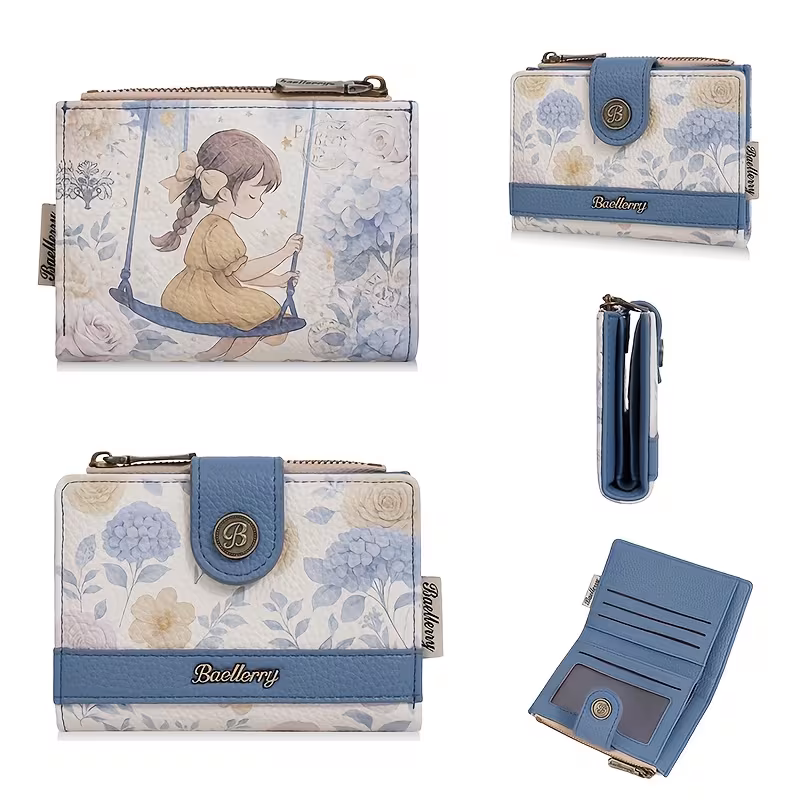 Baellerry Női Pénztárca- QA10412363- Kék