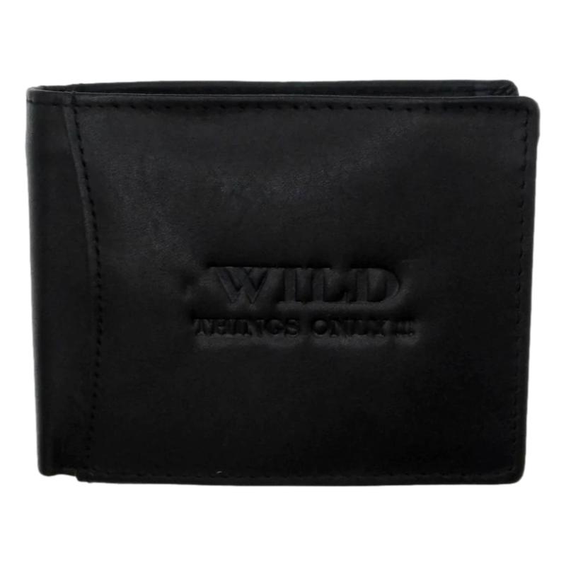 Wild Things Férfi Bőr Pénztárca -5678- BLACK- Fekete
