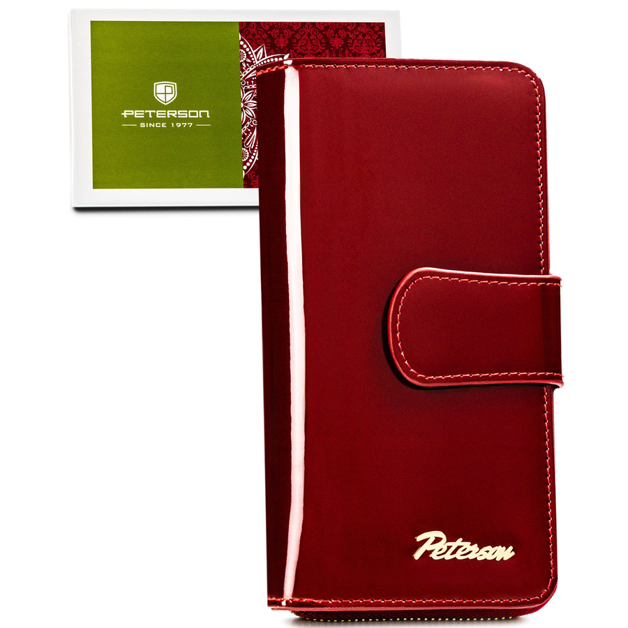 Peterson Női Bőr Pénztárca Ptn Bc-76116-0599 Red