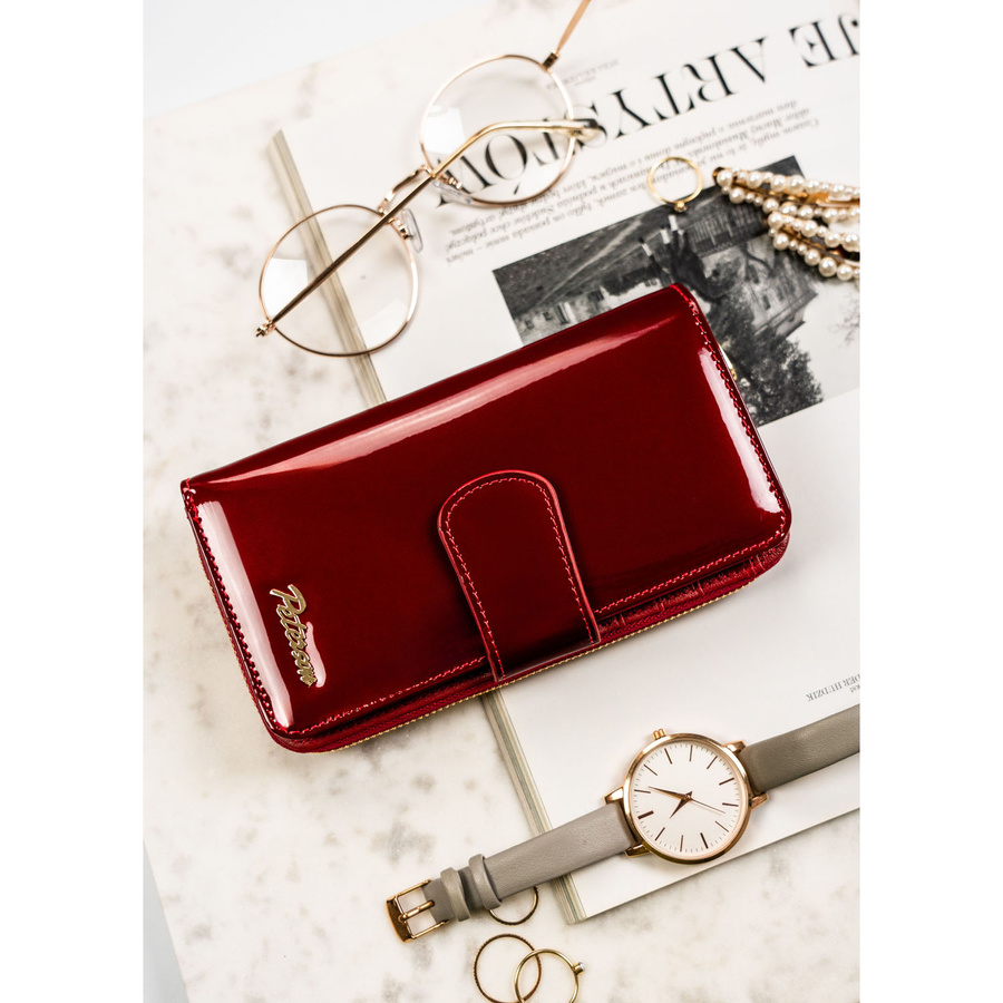 Peterson Női Bőr Pénztárca Ptn Bc-76116-0599 Red - Image 3
