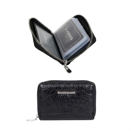 JENNIFER JONES NŐI BŐR KÁRTYATARTÓ 5536-7 FEKETE