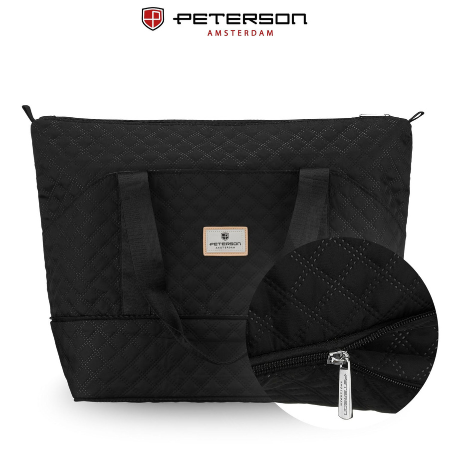 Peterson Utazó Táska Ptn Pik-02-8571 Black - Steppelt - Fekete - Image 2