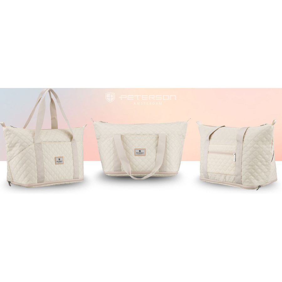 Peterson Utazó Táska Ptn Pik-02-8588 Beige - Steppelt - Bézs - Image 6