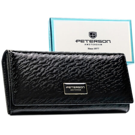 Peterson Női Pénztárca Ptn Px27-Cnf-5440 Black - Fekete