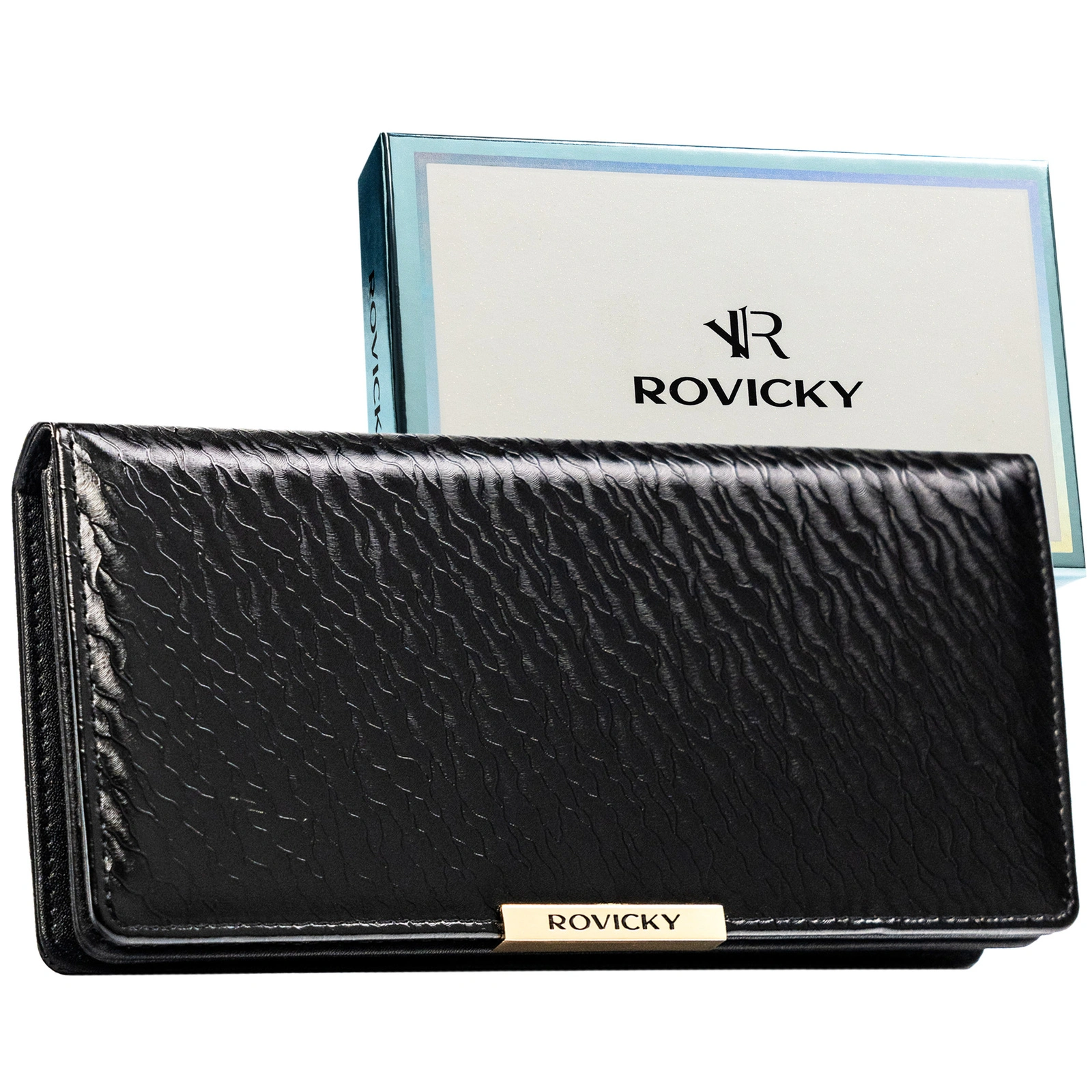 Rovicky Női Pénztárca R-005-Nf8-2189 Black - Fekete