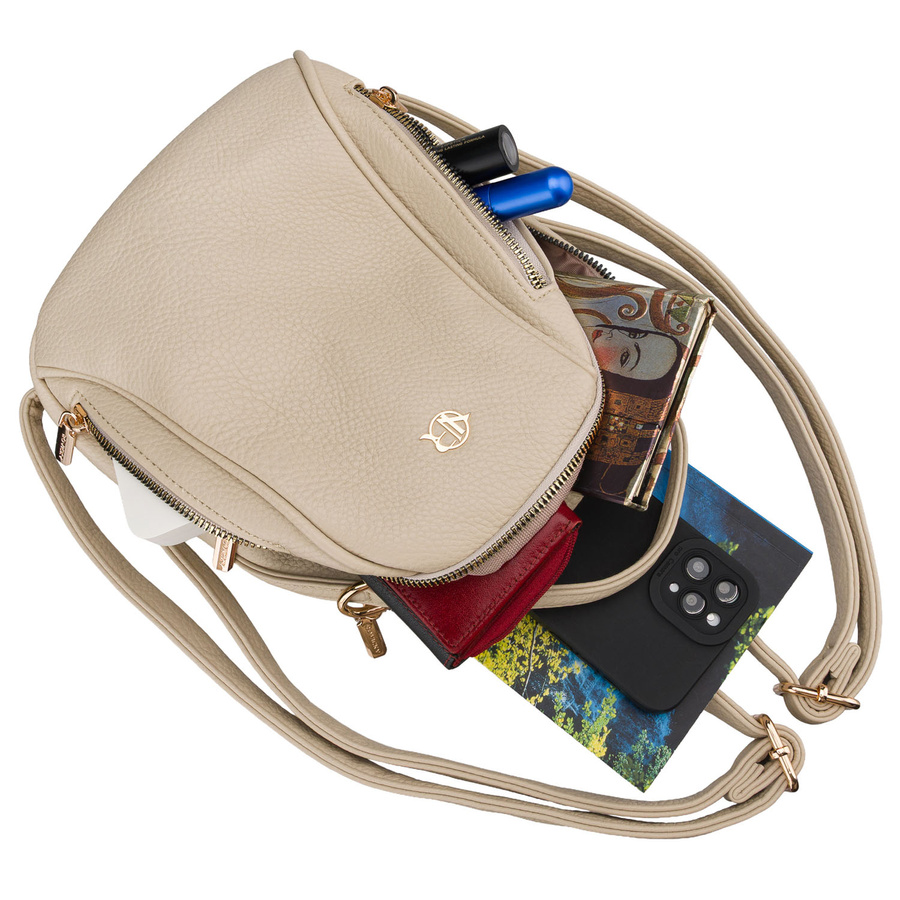 Rovicky Női Hátizsák R-Kp-11-F19-4978 Beige 2 - Image 8