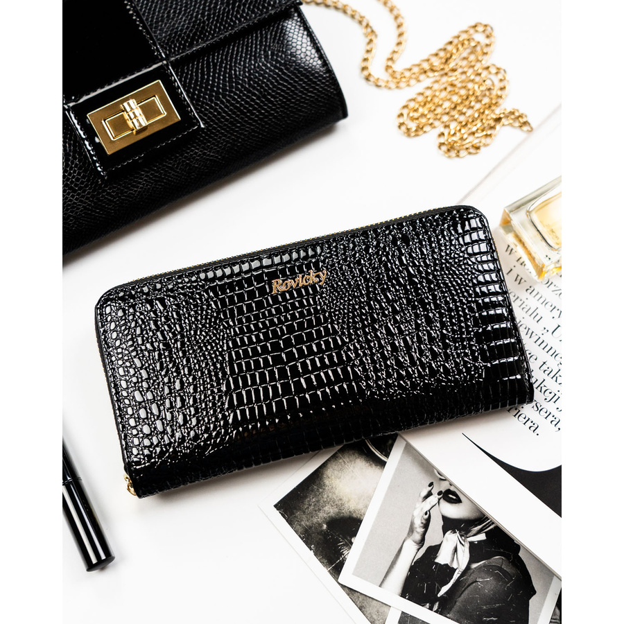 Rovicky Női Bőr Pénztárca Rh-25-1-Rs-5395 Black - Image 2