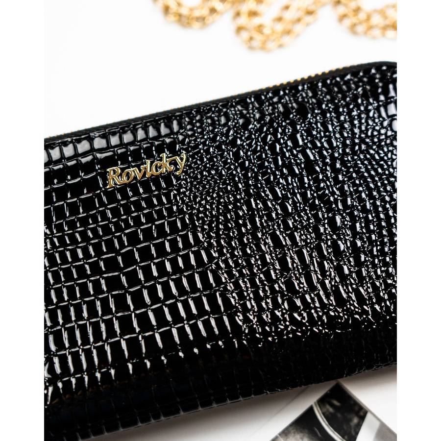 Rovicky Női Bőr Pénztárca Rh-25-1-Rs-5395 Black - Image 3
