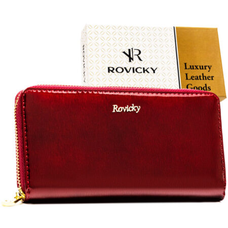 Rovicky Női Bőr Pénztárca  Rh-25-1-Sh-R-5227 Red - Piros