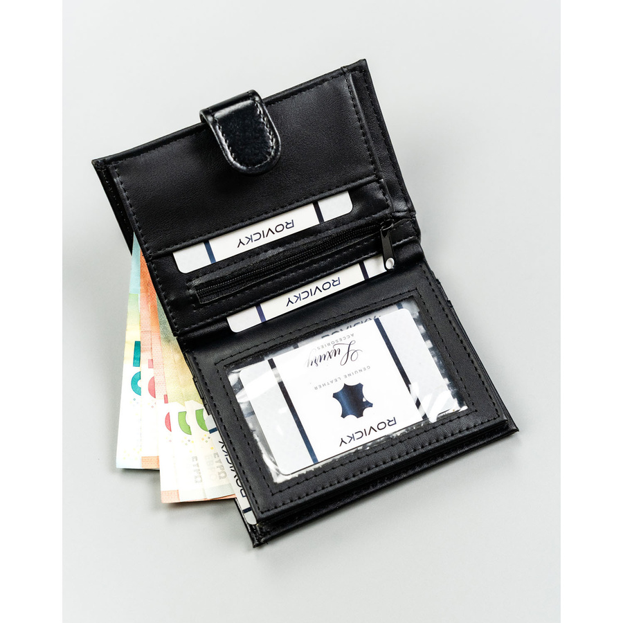 Cavaldi Férfi Bőr -F18-054W-BL-BLACK - Fekete - Image 5