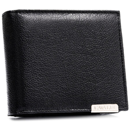 Cavaldi Férfi Bőr Pénztárca - N992-P-PDM-BL BLACK- Fekete