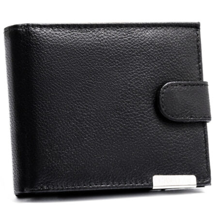 Cavaldi Férfi Bőr Pénztárca - N992L-P-PDM-BL BLACK- Fekete