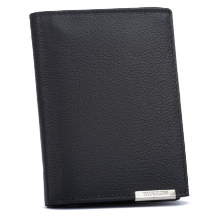 Cavaldi Férfi Bőr Pénztárca - N4-P-PDM-BL BLACK- Fekete