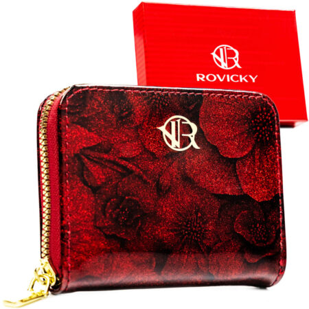 Rovicky Női Pénztárca Echo Bőr-Lakk-R-PRK-02-S5-6406-RED- Piros