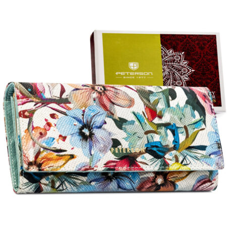 Peterson Női Bőr Pénztárca - PTN 72401-NB-0442 MULTI-