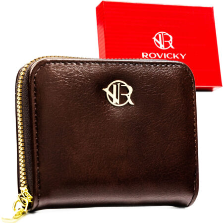 Rovicky Női Pénztárca Echo Bőr- R-PRK-02-F7-6376-BRO- Barna