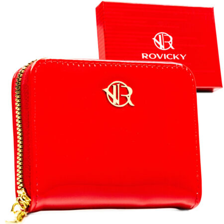 Rovicky Női Pénztárca Echo Bőr-Lakk- R-PRK-02-U8-6383-RED- Piros