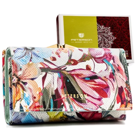 Peterson Női Bőr Pénztárca -PTN 55020-NB-0466 MULTI-