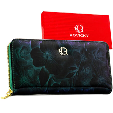 Rovicky Női Pénztárca Echo Bőr- Lakk -R-PRK-01-S5-6369-GRE- Zöld