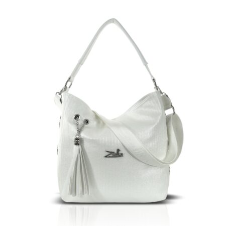 Zellia Női Válltáska 24151 Fehér - Crystal Line -