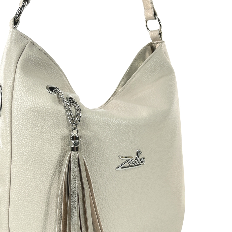 Zellia Női Válltáska 24151 Beige - Image 3