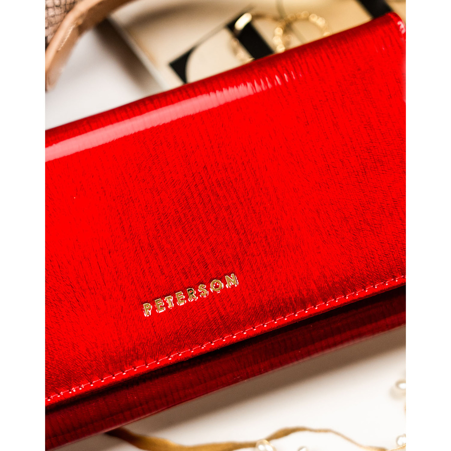 Peterson Női Bőr Pénztárca Ptn 42106-Pr-4892 Red - Piros - Image 4