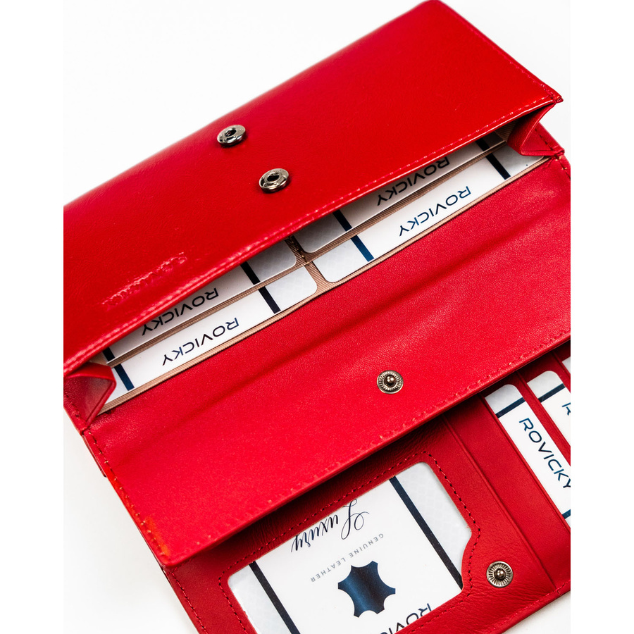 Peterson Női Bőr Pénztárca Rpn-28-Ym-5838 Red - Piros - Image 9