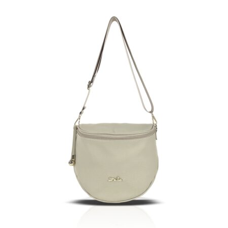 Zellia Női Oldaltáska Zlb12 Beige Matt - Krokkó -