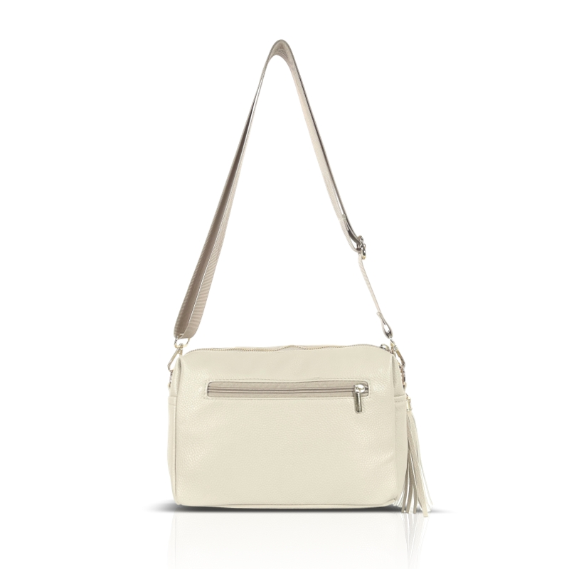 Zellia Női Oldaltáska Zlb210 Beige-Arany - Bari - - Image 5