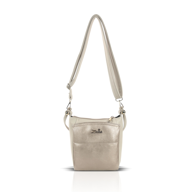 Zellia Női Oldaltáska Zlb361 Beige-Arany - Brw - - Image 2