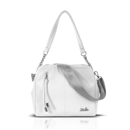 Zellia Női Válltáska Zlb424 Fehér - Ezüst K.