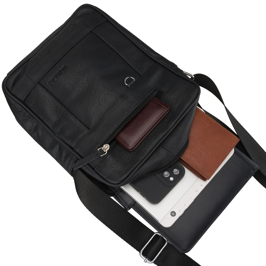 Peterson Férfi Oldaltáska -R-3013-CLB-1814 BLACK- Fekete - Image 7