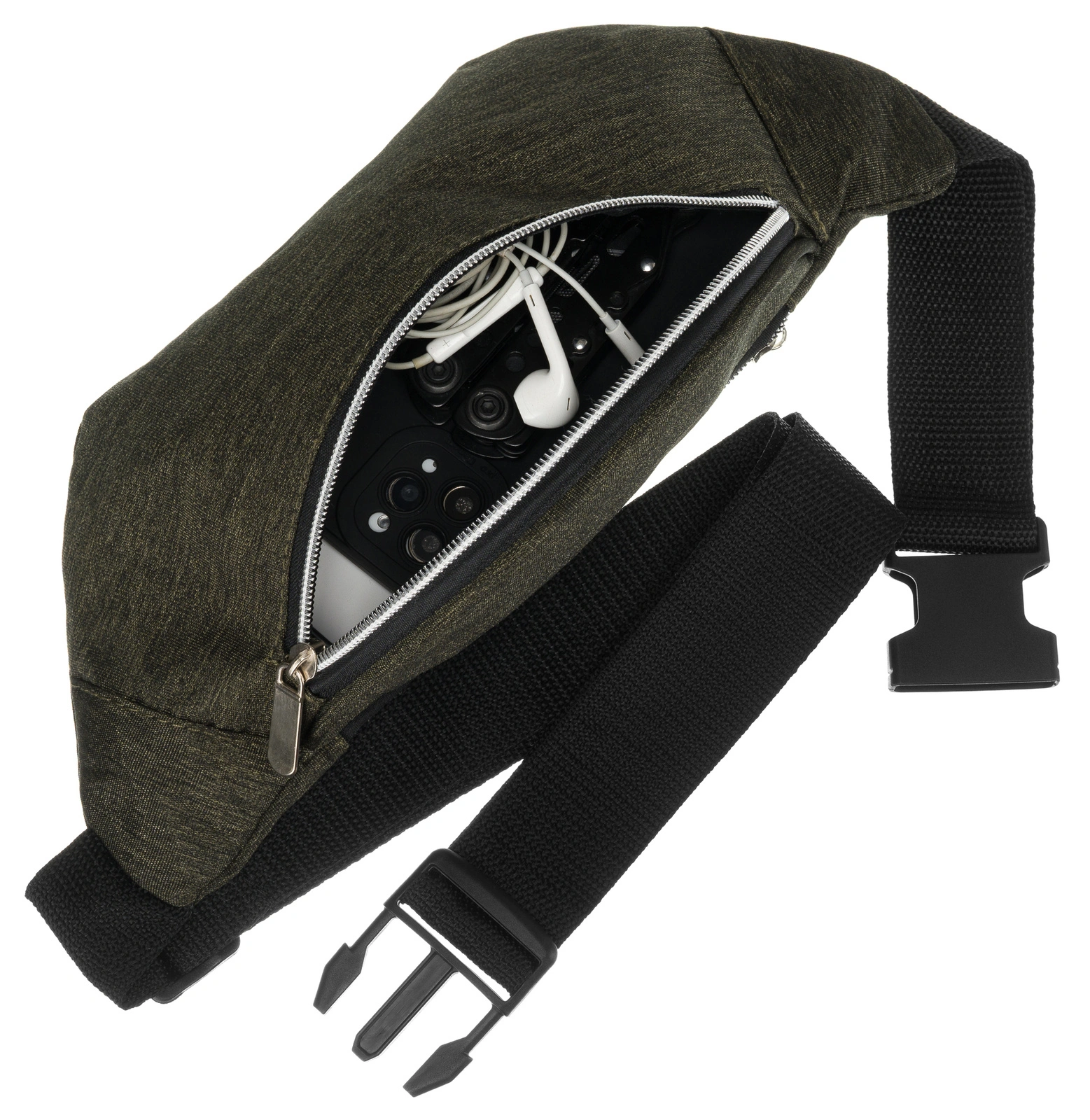 Övtáska -WB01D KHAKI/SILVER- - Image 4